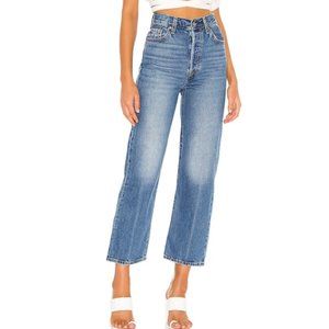 Levi's | Ribcage Straight Ankle in At The Ready | Size 28